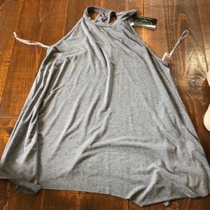 Mod Ref heather grey halter top